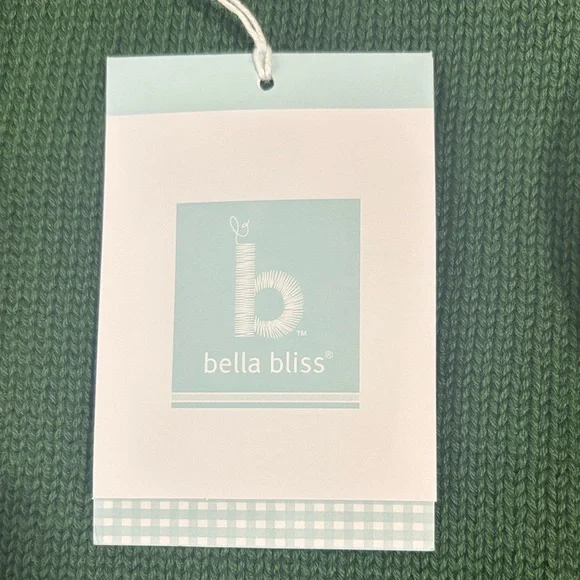 bella bliss Dark Green Knit Button Cardigan - Picture 3 of 3